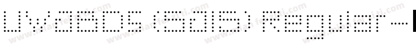UWJBD5 (SJIS) Regular字体转换